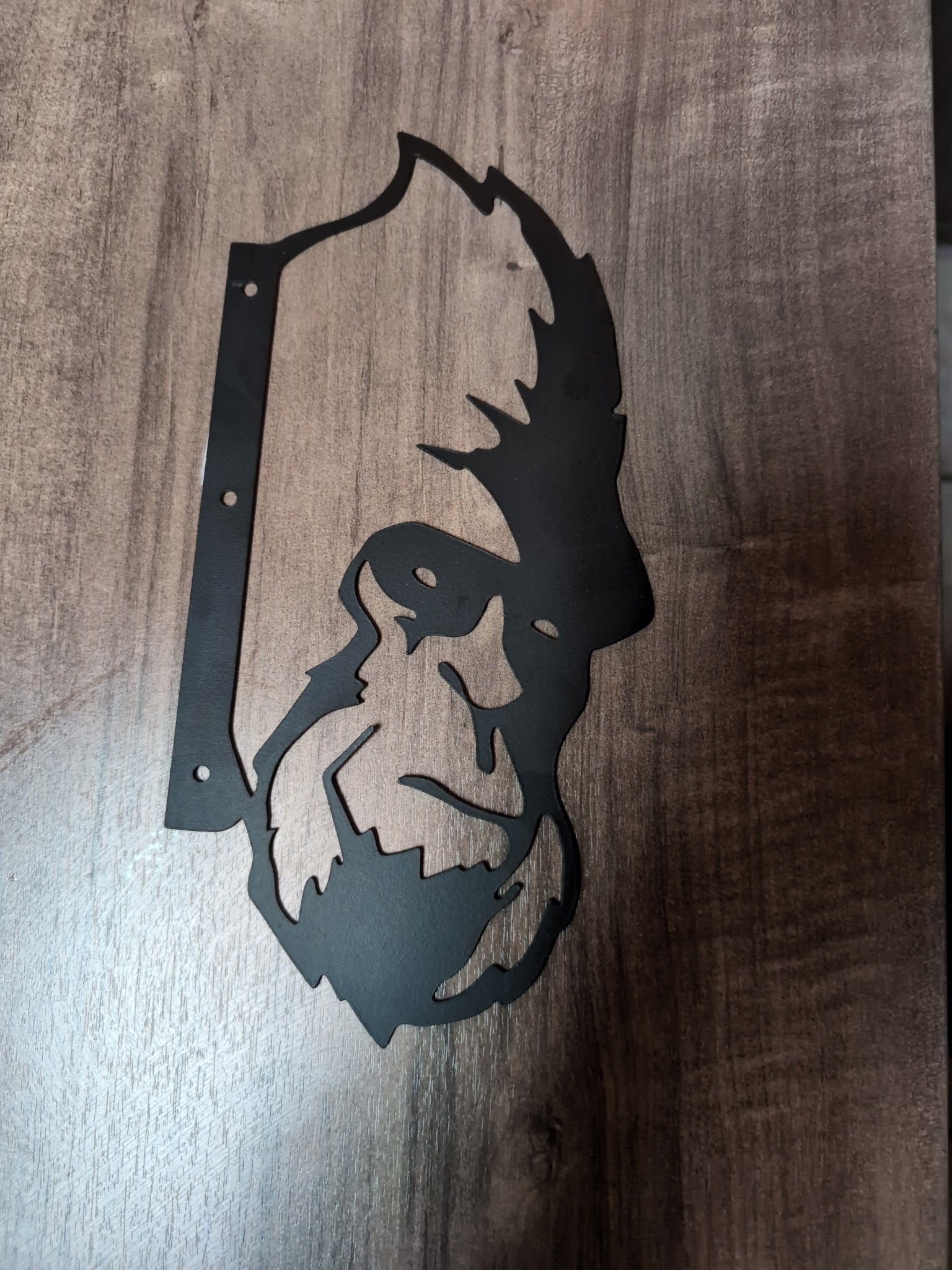 Sasquatch Metal Art