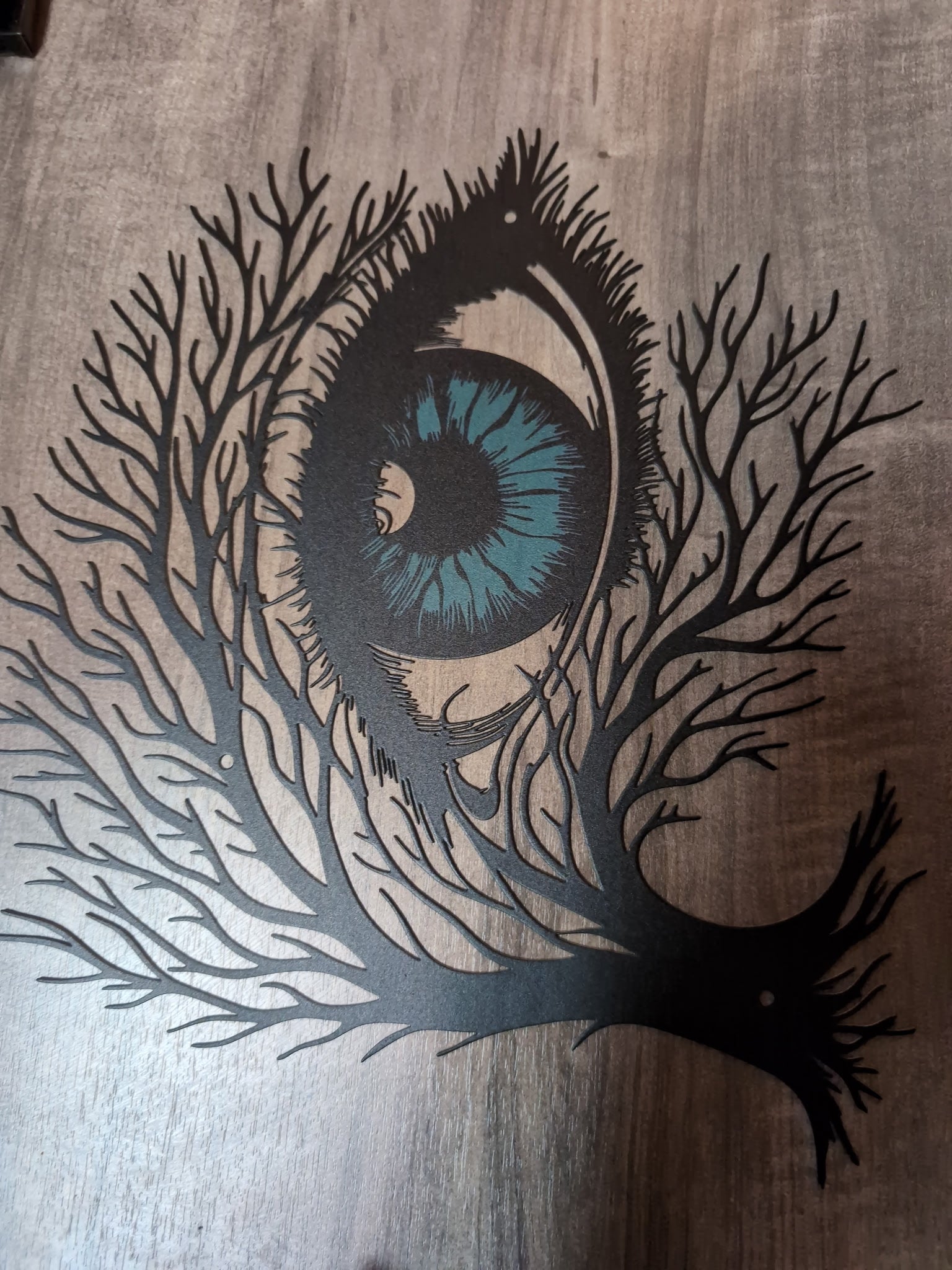 Tree/eye Large Metal Art