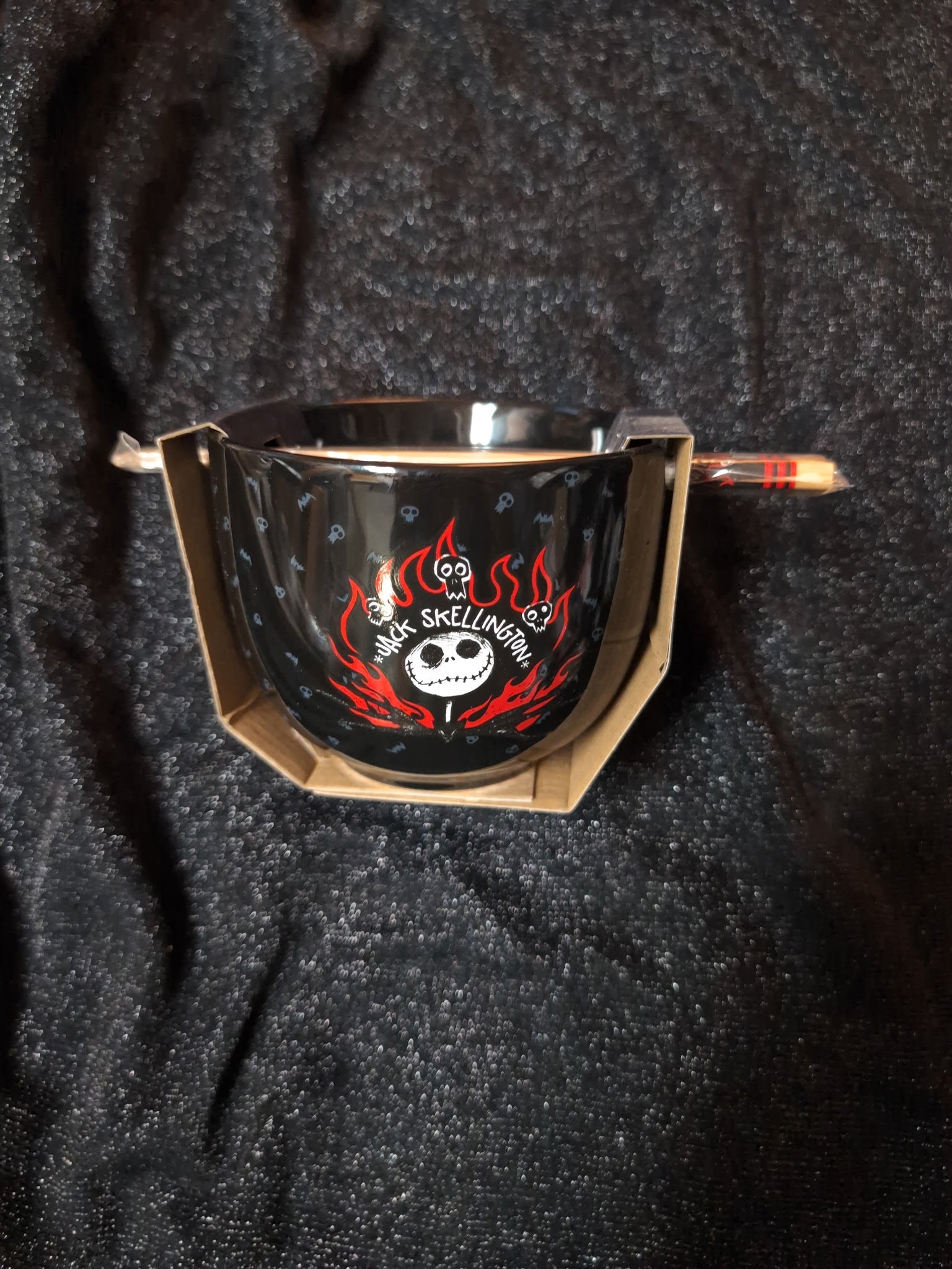 Jack Skellington Ramen Bowl