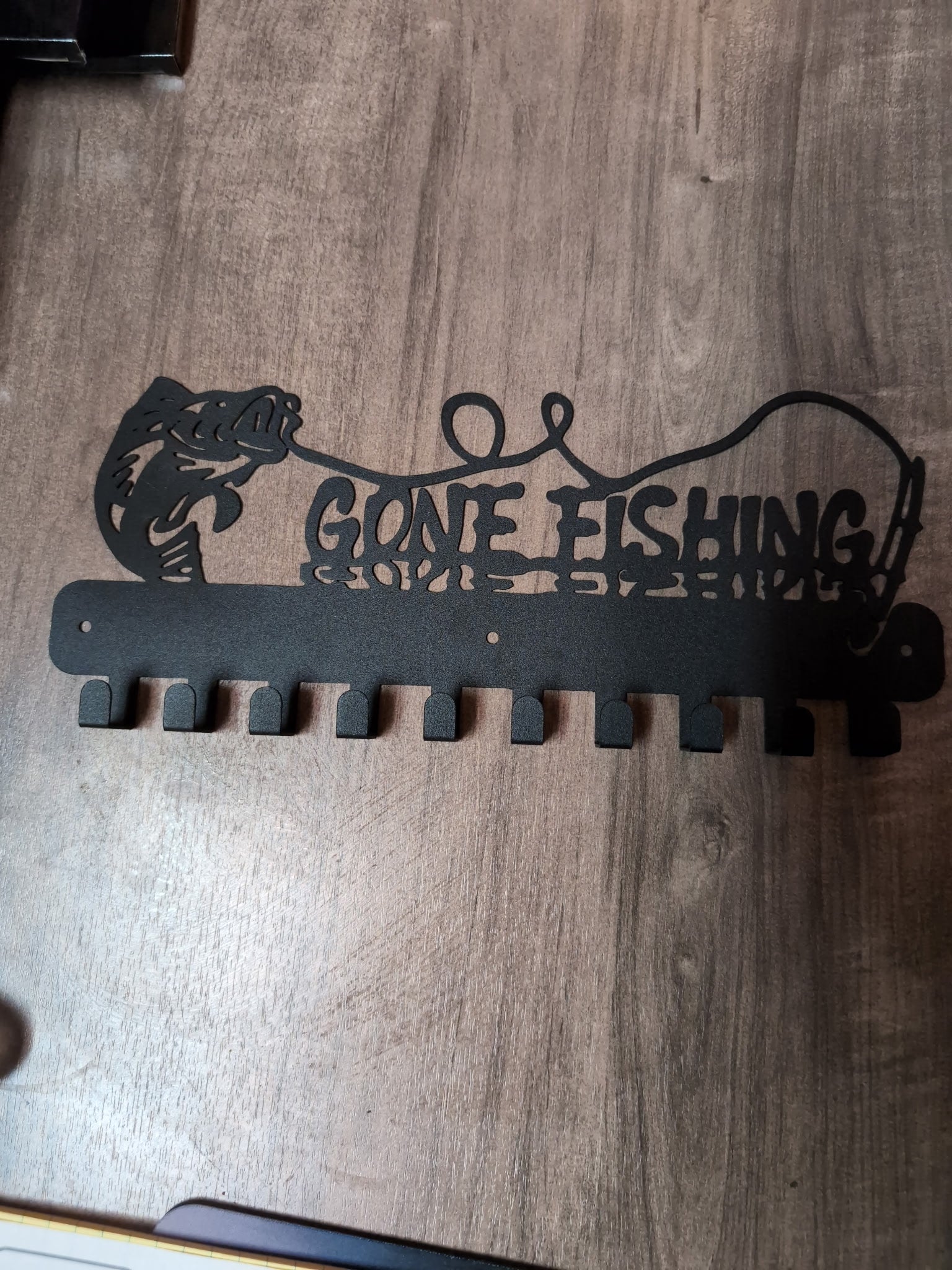 Gone Fishing Key Hanger